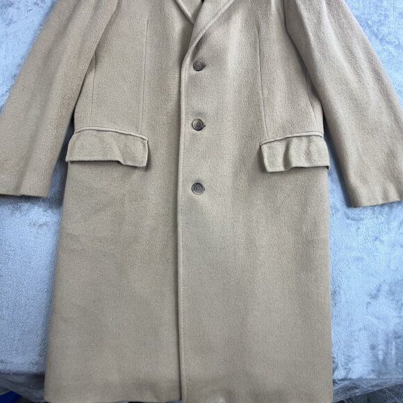 VTG Austin Scott Coat Men's Size 46 Wool Winter Heavy Overcoat 90s Cold Weather - Picture 15 of 16